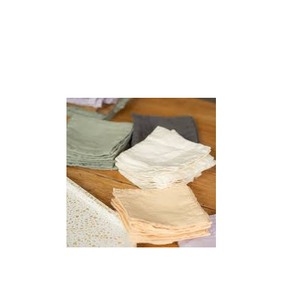 Dessous de verre en pierre de lin décoratif pour tasse Dessous de verre Monstera en forme d'or Accessoires de style pièce design avec vente - Product Image 6