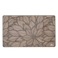 Tapis de sol moderne FLORA en polyester, adapté aux animaux domestiques, certifié OEKO-TEX, antidérapant, lavable, 60x90 cm
