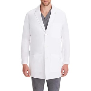 Bata de laboratorio profesional para mujer, ropa de trabajo de médico blanco, uniformes médicos, bata de trabajo médica - Product Image 1