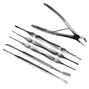 High Quality 6-Pcs Reusable Specialized Stainless Steel <b>Veterinary</b> Surgical Instruments Set - Product Image 1