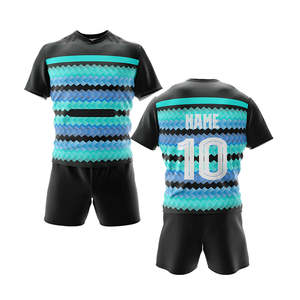 Jersey de Rugby Ligero, Transpirable, de Secado Rápido, Antibacteriano, con Logotipo Personalizado de Nailon/Cachemira, la Mejor Opción para Hombres, Mujeres, Escuelas y Clubes - Product Image 2