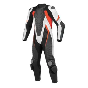 Men Motorcycle Suit Leather Motorbike Suit Hot Selling Protective Feature Riding Leather Suit For Sale 2024