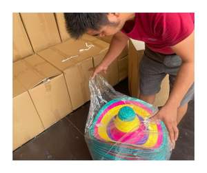 หมวกฟางแฟชั่นพรีเมี่ยมพร้อมหมวกฟางเกลียวที่ทันสมัยออกแบบมาสำหรับตลาดค้าปลีกและส่งออก - Product Image 4