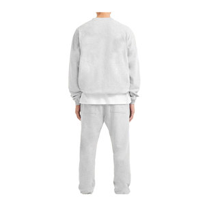 Sweat-shirt coupe décontractée pour homme avec logo personnalisé épaules tombantes Streetwear Look lourd 100 coton à manches longues - Product Image 5