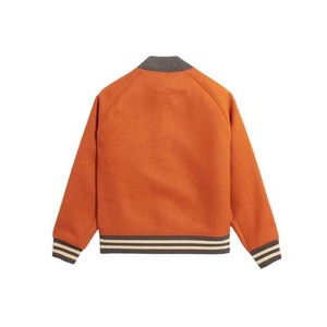 Vente en gros de vestes personnalisées en chenille brodées pour hommes Bomber à manches en laine Vestes d'université Letterman Baseball Décoration à boutons - Product Image 2