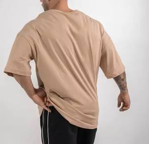 T-shirts pour hommes de toute nouvelle conception très exigeants toutes les couleurs 100% coton lourd 400gsm t-shirt avec logo personnalisé et patch DTG - Product Image 6