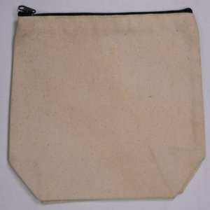 Hot Sale Fashion Eco-Friendly Cotton Canvas Zipper <b>Bag</b> Reusable Custom Logo Printed Travel Cosmetic <b>Makeup</b> Organizer Gift Pouch - Product Image 4