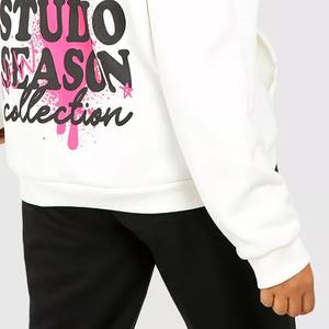 Sudadera con capucha estampada personalizada unisex, jersey con gráfico completo, sudadera de lana de algodón OEM ODM para ropa de calle de moda o marca - Product Image 5