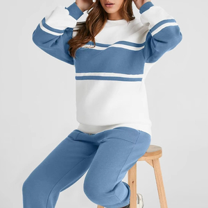 Conjunto de 2 Piezas de Moda Invernal para Mujer, Conjunto Casual de Ropa Femenina, Top Corto de Manga Larga y Pantalones para Mujer 2026 - Product Image 6