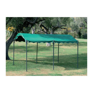 Gazebo Metálico Tipo Carport Verde 3x4 m - Product Image 1