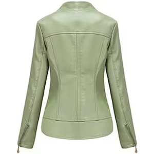 Chaqueta de Invierno de Piel de Vaca para Mujer, de Alta Calidad, Diseño Personalizado, Manga Larga, Transpirable, Impermeable, Cortavientos, para Exteriores - Product Image 2