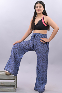 Primavera Verano señoras pantalones algodón impreso pantalones mujeres ropa de casa pijama pantalón con bolsillo mujeres moda india algodón estampado Pantalones - Product Image 2