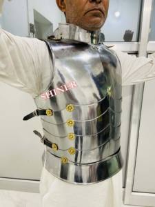 Guerrero Medieval acero Balthazar armadura Cuirass Breastplate armadura chaqueta acero Halloween disfraz Caballero chaqueta usable - Product Image 3