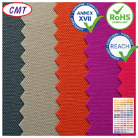 Tissu Oxford en nylon polyamide imperméable disponible en 210D et 420D avec revêtement PU PVC pour sacs et usage extérieur