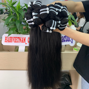 Usine En Gros Remy Cheveux Humains Bruts Bundles 100% Non Transformés Vierge En Vrac Extension De Cheveux Vague Naturelle Lâche Styles De Vague Profonde - Product Image 3