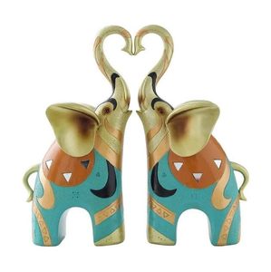 Đồ Vật Trang Trí Con Voi Nhỏ Điêu Khắc Quà Tặng Phòng Khách Nhà Văn Phòng Trang Trí Nội Thất Kim Loại Thủ Công Kim Loại Con Voi Vàng Điêu Khắc Mục - Product Image 2
