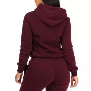 ชุดวอร์มขนแกะสองชิ้นสำหรับทุกเพศชุดวอร์มไซส์ใหญ่พิเศษระบายอากาศได้ออกแบบได้ตามต้องการโลโก้ - Product Image 3