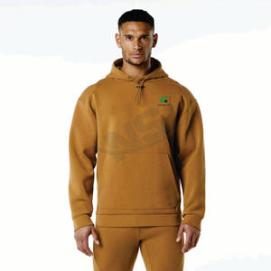 OEM Design Basics Men's Pullover Hoodies Oversized Heavyweight 100% Cotton Blended Custom Logo Venta al por mayor Set Style - Product Image 4