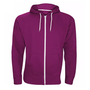 Meilleure vente 100% sweat à capuche zippé en molleton de coton pour hommes surdimensionné à manches longues teint uni pour l'hiver - Product Image 4