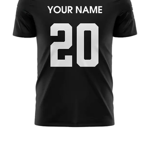Maillot de football américain en mesh personnalisé, col en V, style streetwear, impression par sublimation hip-hop, design personnalisé, couleur personnalisable, coupe ample. - Product Image 2