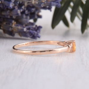 Tendencia 925 plata esterlina citrino piedra preciosa anillo joyería hecha a mano plata estilo bohemio anillo joyería para mujeres regalo para niñas - Product Image 3