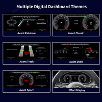 Panel de Instrumentos Digital con Pantalla LCD de 12.3 Pulgadas para Audi Q5 2009-2018, CarPlay Inalámbrico, Android Auto, 1920x720, Plug & Play