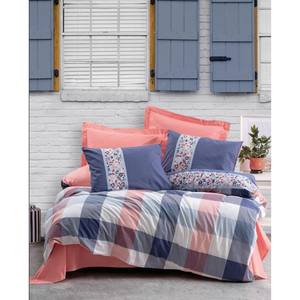 Juego de funda nórdica individual de caja de algodón en modelo Cielo Coral 8680108058152 - Product Image 1