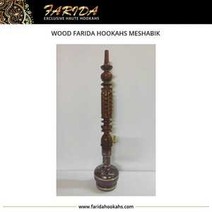 Chichas de luxe faites à la main de qualité égyptienne Farida, en bois tressé entrelacé, design unique, techniques de laque, mini - Product Image 3