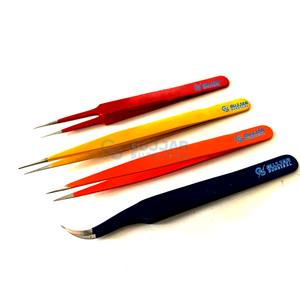 Outil en acier inoxydable ProGrip Beauty Tweezer pour le toilettage conçu pour la précision et le confort - Product Image 2