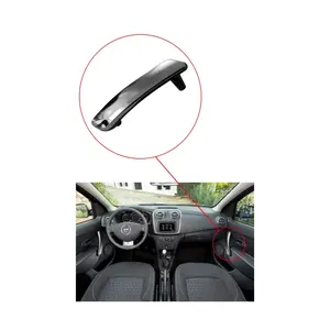 Reposabrazos Interior Cromado para Puerta con Portavasos para Renault Clio Symbol y Dacia Sandero, Material ABS-809603577R - Product Image 3