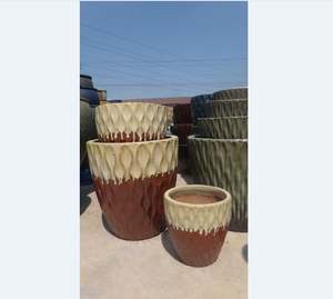 [Leo Nguyen Le] - Wholesaling Large Outdoor/Indoor <b>Tall</b> glazed ceramic <b>flower</b> <b>pots</b> & planters decoration for gardening - Product Image 1