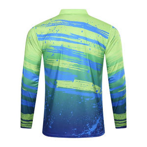 เสื้อโปโลตกปลาคุณภาพสูงแบบกำหนดเอง แขนยาว พิมพ์ลายแบบระเหิด ป้องกันรังสียูวี UPF แห้งเร็ว ระบายอากาศได้ดี สำหรับผู้ชาย - Product Image 2