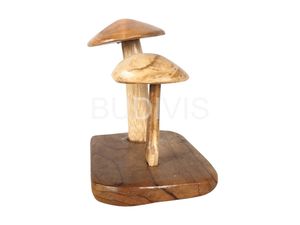 Wholesale Small Handmade Wooden <b>Mushroom</b> <b>for</b> Indoor Outdoor Home or Garden <b>Decoration</b> Wood Crafts Wooden Boxes & Wall Signs - Product Image 3