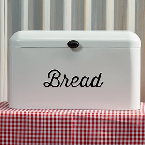 Boîte décorative vintage "Pain sain": Embrassez la nostalgie avec cette charmante boîte à pain vintage. - Product Image 3