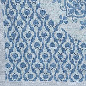 Juego de 3 Sábanas de Algodón con Diseño Floral Azul y 2 Fundas de Almohada (SHKV1040) - Product Image 5