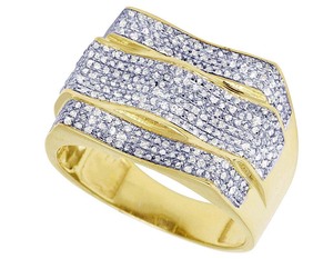 S925 argent Sterling Moissanite diamant rond Bling Hip Hop bijoux bague Collection pour hommes pour fiançailles cadeau fête - Product Image 4