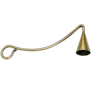 Extincteur de bougie en laiton fini antique, écologique, fait à la main, design à long bec, pour la décoration de la maison, Pâques, Noël - Product Image 2