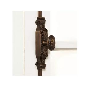 Serrure à crémone en laiton au design unique avec finition dorée au style de luxe utilisé dans la maison hôtel disponible à un prix avantageux - Product Image 6