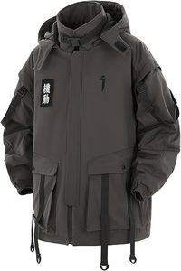 เสื้อแจ็คเก็ตพาร์กาผู้ชายสไตล์สตรีทแวร์และเทคแวร์สำหรับฤดูหนาว - Product Image 3