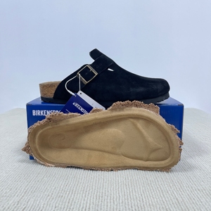 Colección Birkenstocks <span class=keywords><strong>Boston</strong></span> Clogs & Mules: Parte Superior de Cuero Genuino, Plantilla de Corcho con Soporte de Arco Superior, Calzado Cómodo OEM - Product Image 5