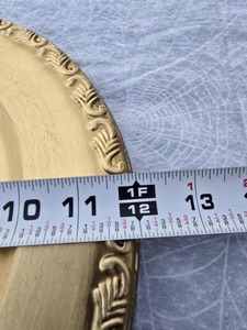 Assiette de présentation élégante en or rose pour décor de table de mariage et repas raffiné, parfaite pour les fêtes, les événements et les occasions festives - Product Image 6