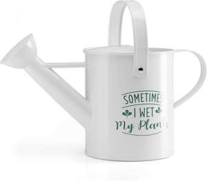 Haute qualité Premium eau peut blanc enduit métal sécurité santé outils de jardin extérieur en plastique arrosoir prix de gros - Product Image 1