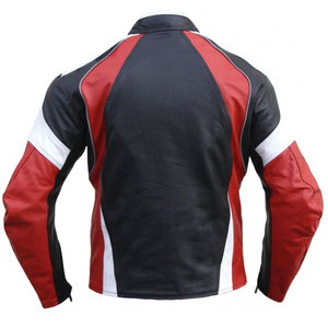 Moto personnalisée, mode, course, veste de moto en cuir véritable respirant et respirable, service OEM, veste en cuir de haute qualité - Product Image 6