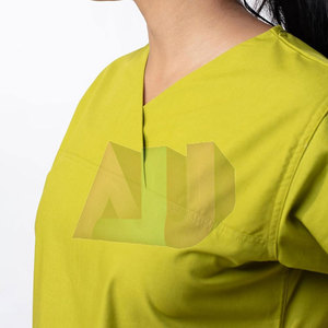 Professional Grade Women's Cotton <b>Scrub</b> <b>Sets</b> with Moisture Wicking Lightweight & Eco-Friendly Features for Hospital Use - Product Image 5