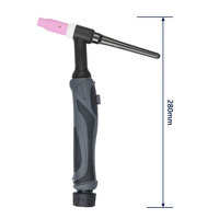Tête de torche TIG WP26FA 200A refroidie par air, corps de soudage à l'arc à l'argon série WP-26 avec buse en céramique pour l'acier inoxydable