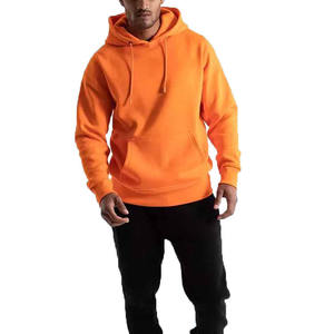 Sweats à capuche d'hiver pour hommes de la meilleure qualité Logo personnalisé Nouveau style Teint uni avec col montant Matériau du haut-Polyester/coton Prix bon marché! - Product Image 5