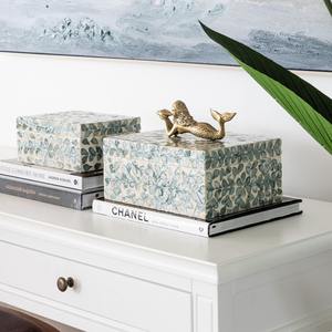 กล่องสี่เหลี่ยมสำหรับจัดเก็บสิ่งของจำเป็นสำหรับบ้านแม่ของไข่มุกกล่องใส่ของแบบฝัง - Product Image 2