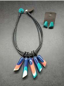 Top tendance femmes perles de résine amérique fête Figure colliers pendentif bijoux de mariage accessoires accessoires femmes bijoux - Product Image 5