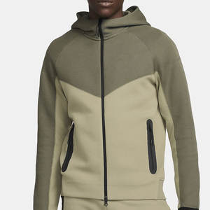 Venta caliente al por mayor entrenamiento personalizado Jogging deporte al aire libre gimnasio Fitness conjuntos Full Zip Hoodie chándal para hombres 2024 - Product Image 3