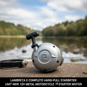 ชุดสตาร์ทมือดึง Lambretta E แบบครบชุด ใหม่ 12V มอเตอร์สตาร์ทมอเตอร์ไซค์โลหะ - Product Image 3